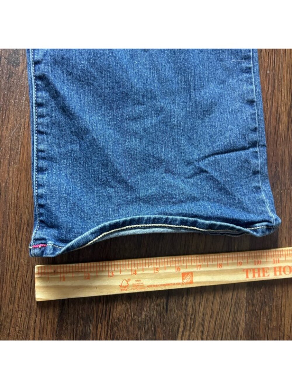True Religion Bobbi Low Slung Baggy Wide Leg Jeans Medium Wash Size 32 - Picture 10 of 11